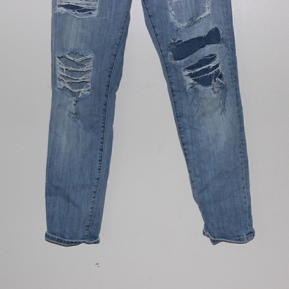 Current Elliott The Fling Ripped Patchwork Slim B… - image 5